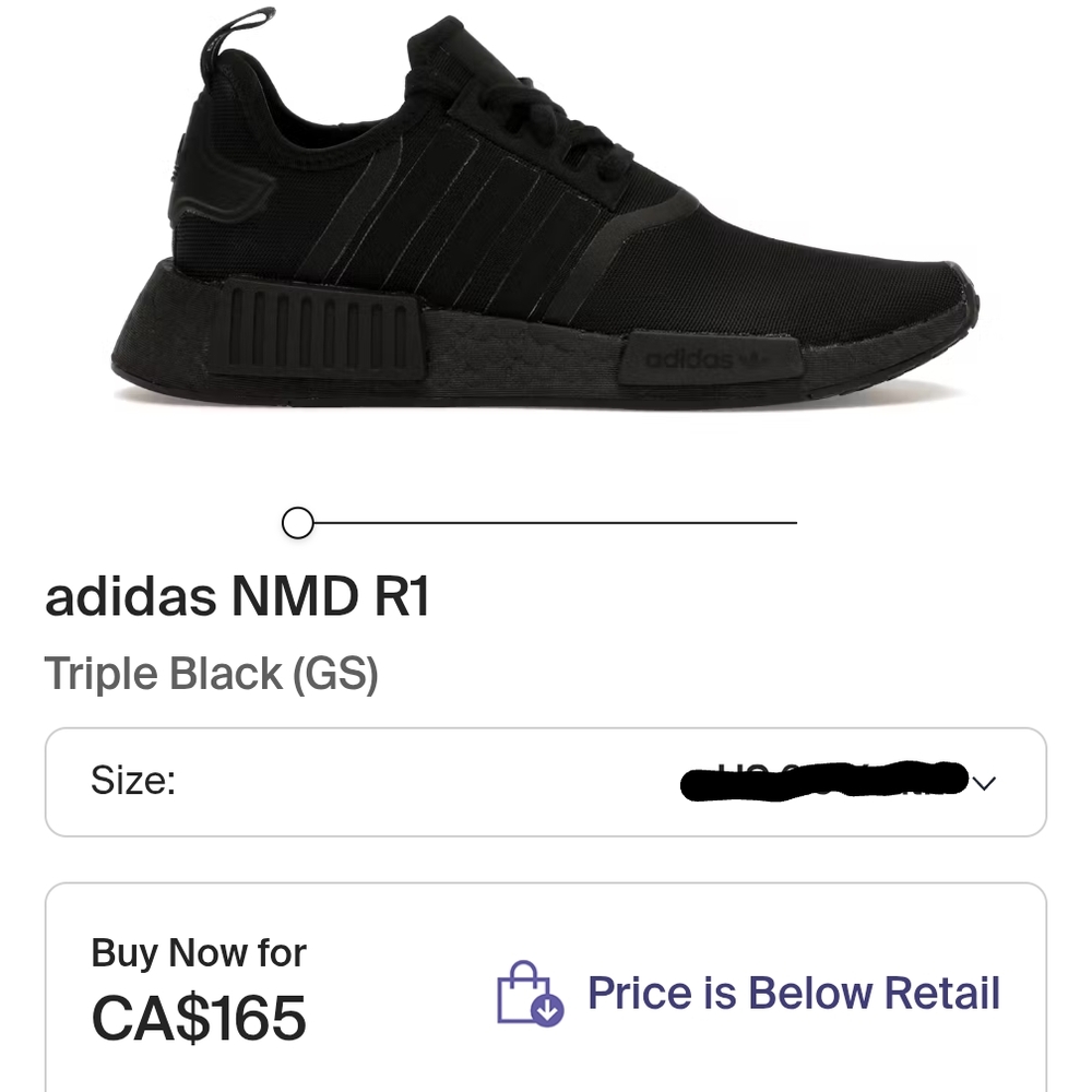 Adidas NMD R1 Triple Black Sneakers